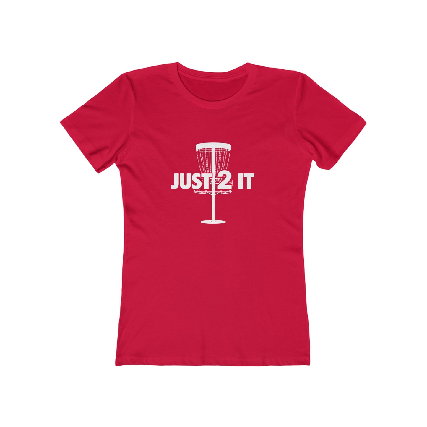 Just 2 It Basket Womens Boyfriend Tee