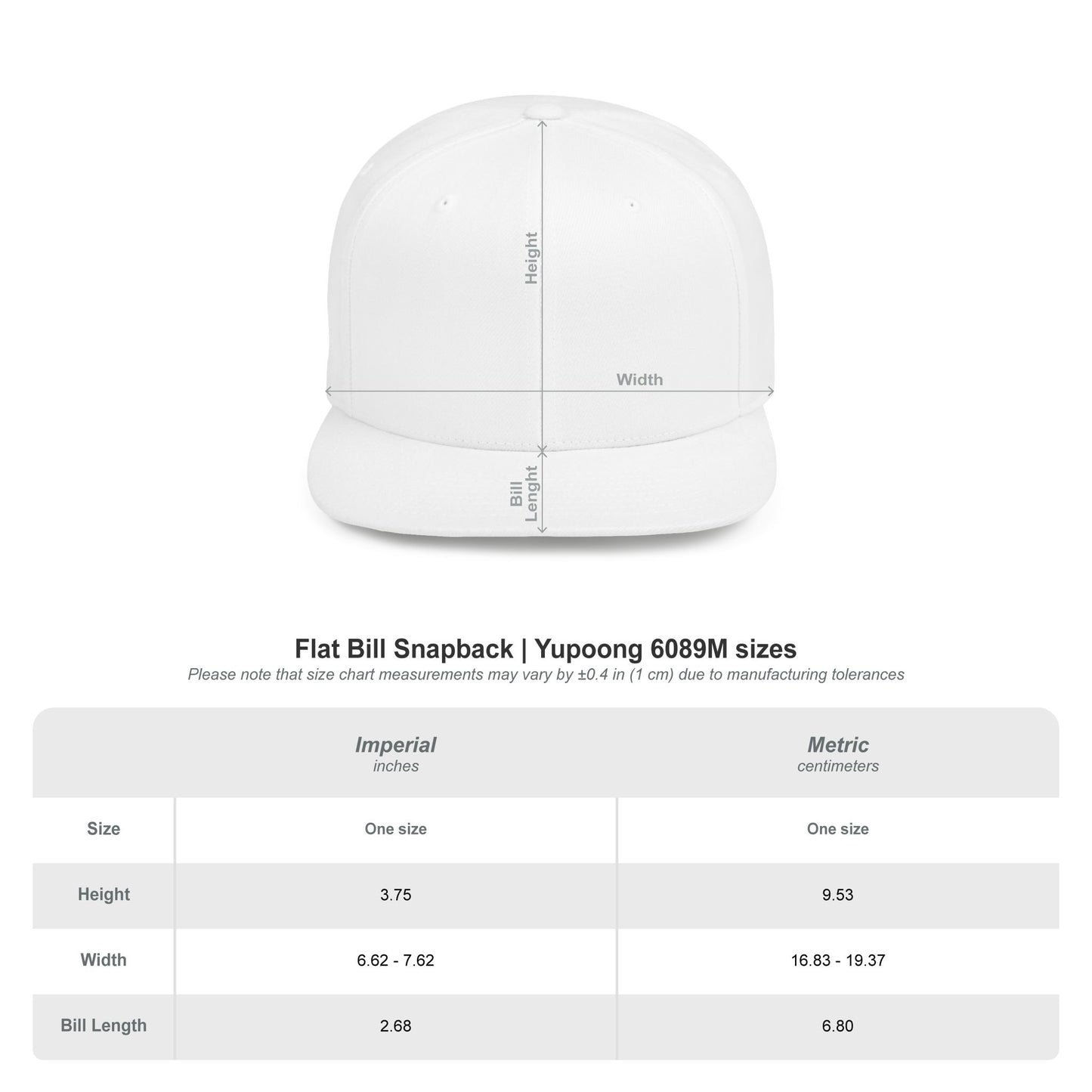 Just 2 It Retro Flat Bill Snapback Cap