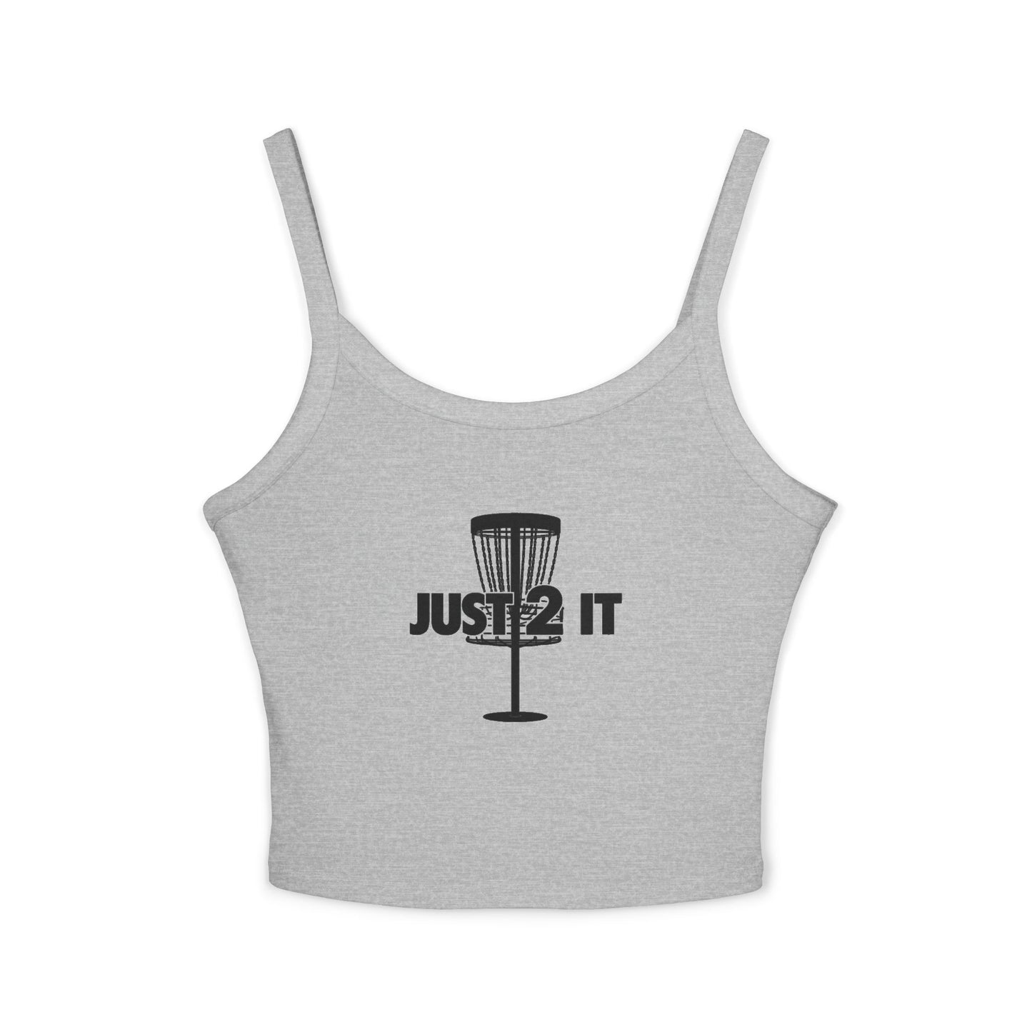Just 2 It Basket Womens Spaghetti Tank Top
