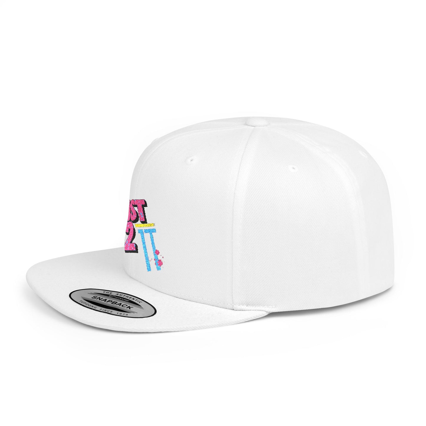 Just 2 It Retro Flat Bill Snapback Cap