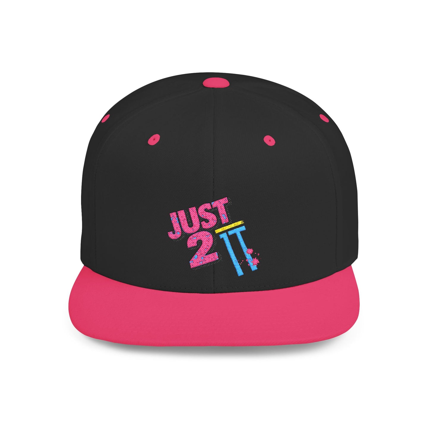 Just 2 It Retro Flat Bill Snapback Cap