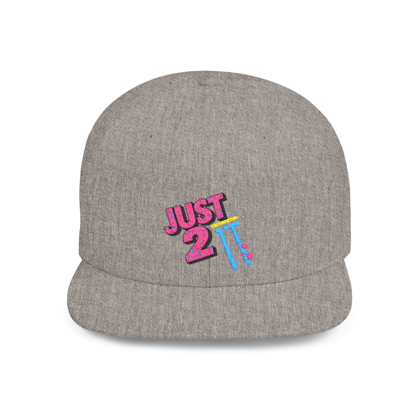 Just 2 It Retro Flat Bill Snapback Cap