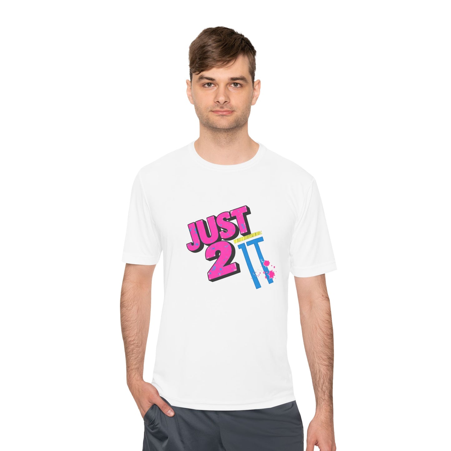 Just 2 It Retro Athletic Tee