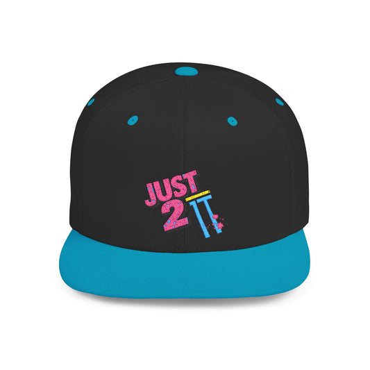 Just 2 It Retro Flat Bill Snapback Cap