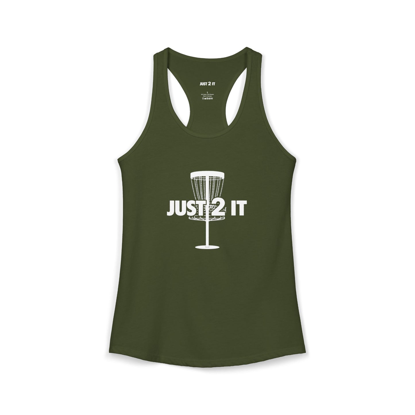 Just 2 It Basket Women's Racerback Tank