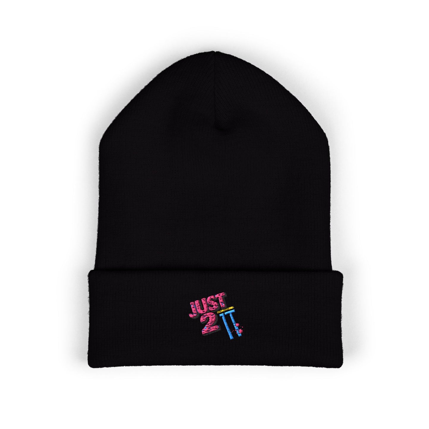 Just 2 It Retro Embroidered Cuffed Beanie