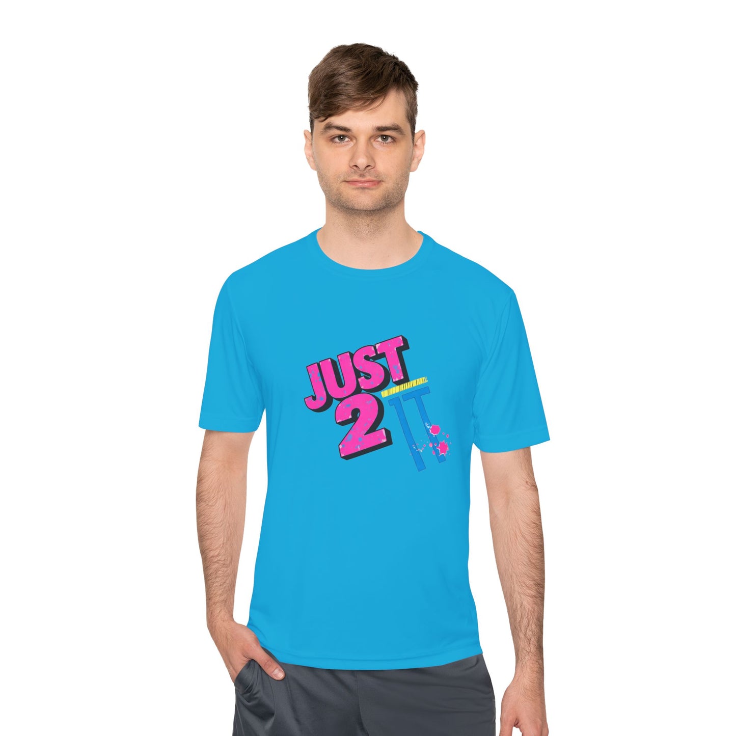 Just 2 It Retro Athletic Tee