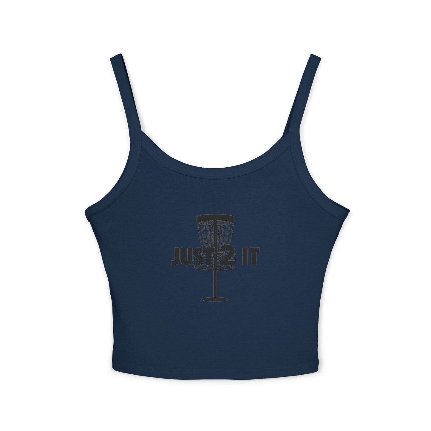Just 2 It Basket Womens Spaghetti Tank Top
