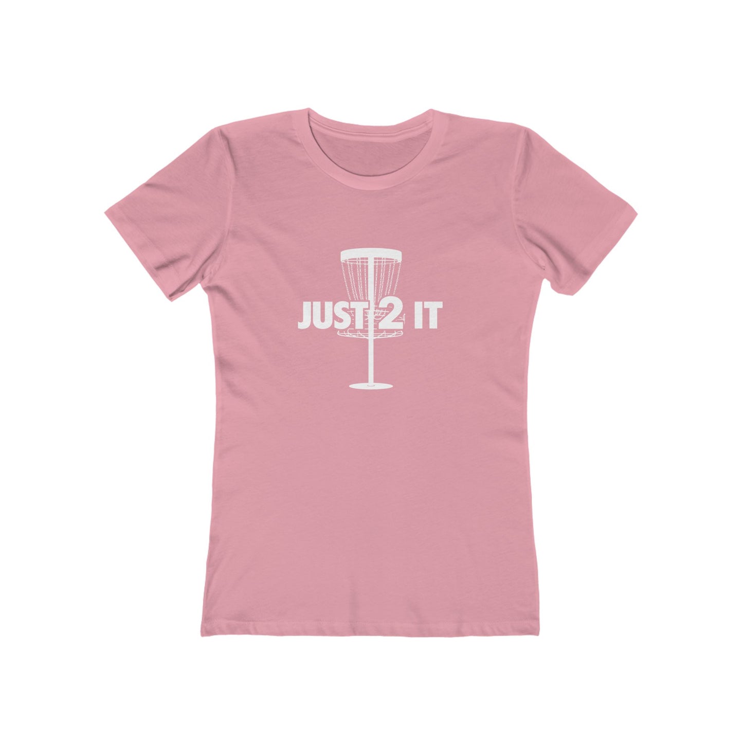 Just 2 It Basket Womens Boyfriend Tee