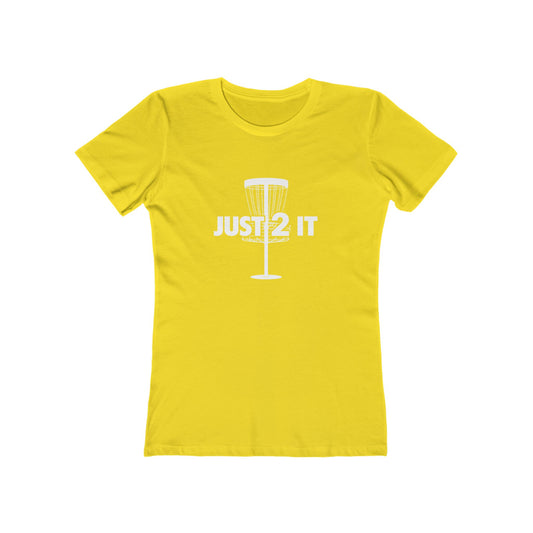 Just 2 It Basket Womens Boyfriend Tee