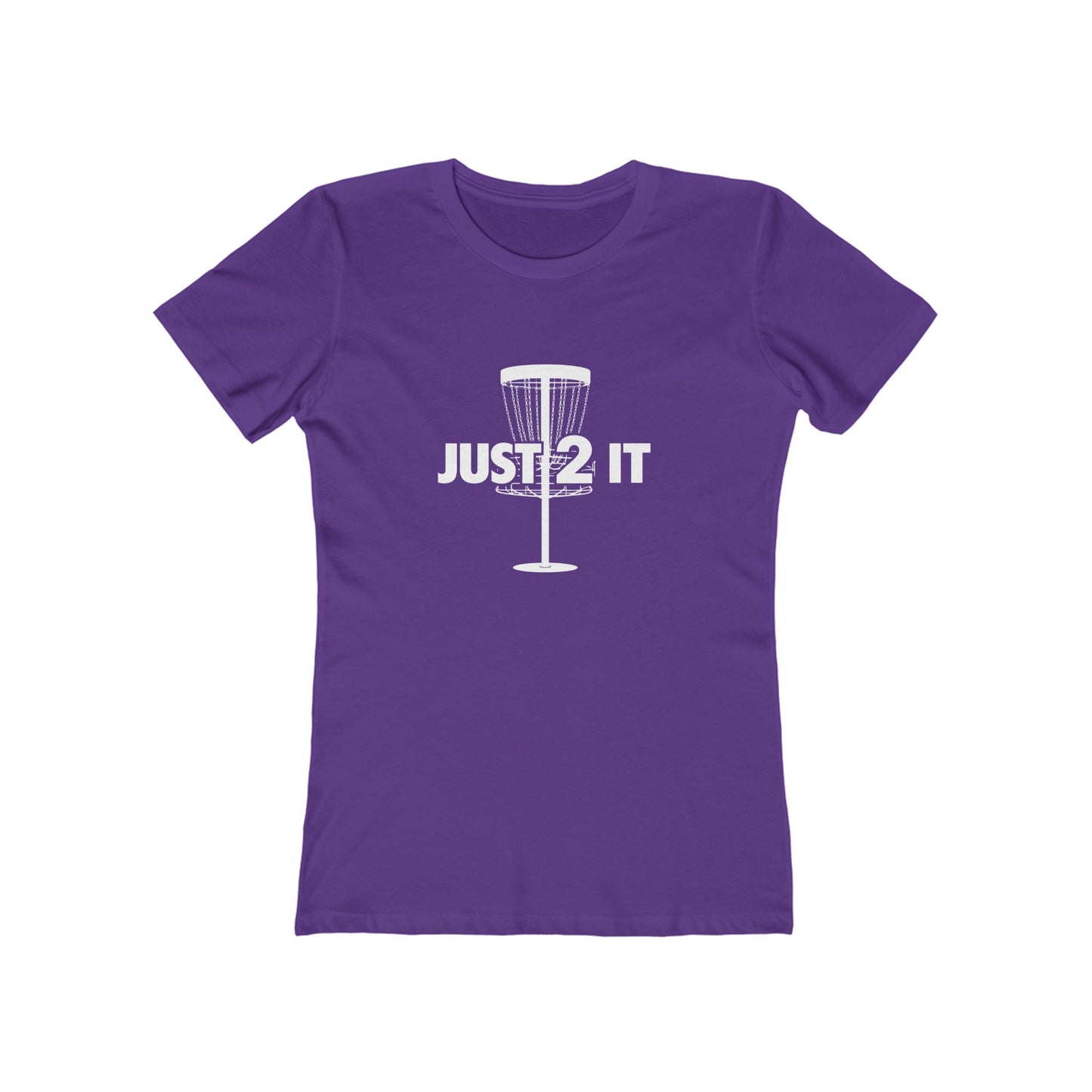Just 2 It Basket Womens Boyfriend Tee